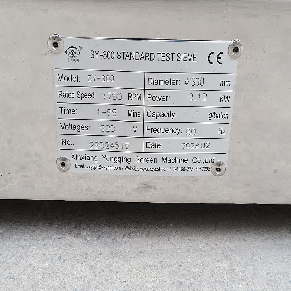 Agitador de tamiz vibratorio de prueba estándar de laboratorio de 8 pulgadas
